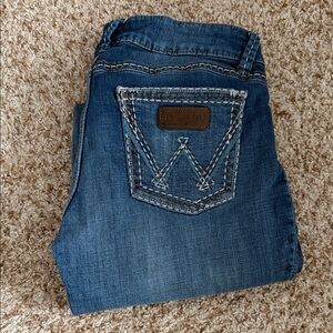 Women's Wrangler Blue Jeans Bootcut